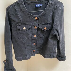 GAP Charcoal Denim Jacket